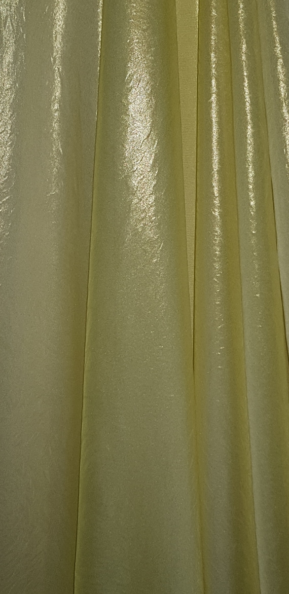 画材 Green gold chiffon Glossy Crystal Maize Yellow — Paradox Styling