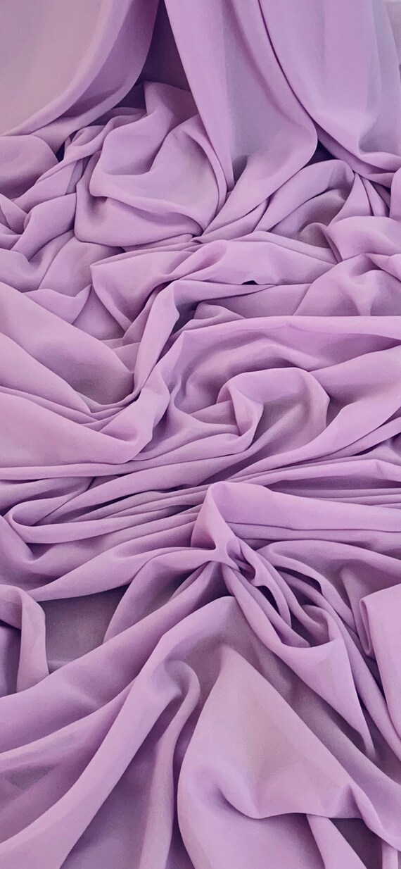 Crepe Georgette Tejido Materia Tela de Decoración Vestimenta Noche Boda