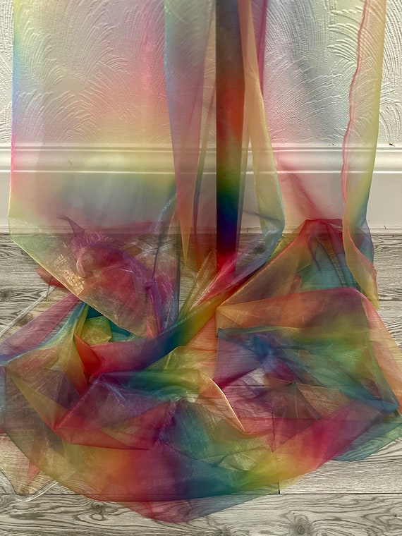 1点物⭕️お安く!◎Custom Rainbow fabric◎NR2b 9.7 Multicoloured