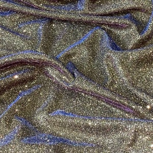 Gold Blue Pink Glitter Lurex Fabric 58'' PRICE PER METER