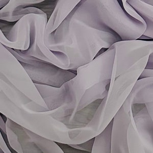 1m purple crepe georgette chiffon dress fabric 58 wide