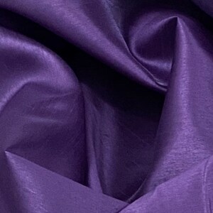 Purple Shantung Faux Silk Fabric 58&#39;&#39; PRICE PER METER