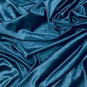Tecido Veludo Veludo Azul 58&#39;&#39; PREÇO POR METRO