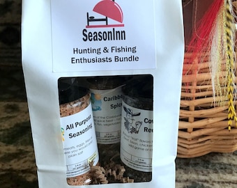 Collection d'assaisonnements de sachets cadeaux pour barbecue SeasonInn, désinfectants pour fumeur, grill ou friteuse, mélanges naturels d'herbes et d'épices, cadeau pour papa ou lui