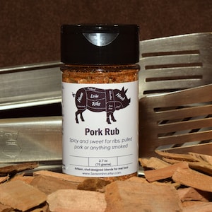 SeasonInn Pork Rub. Dry rub seasoning with balanced sweet and heat for ribs, pork butt or smoked wings. Natural, gluten free spice blend.