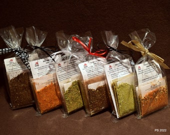 SeasonInn Seasoning Blend Trial Collections, herb and spice blend sample packets