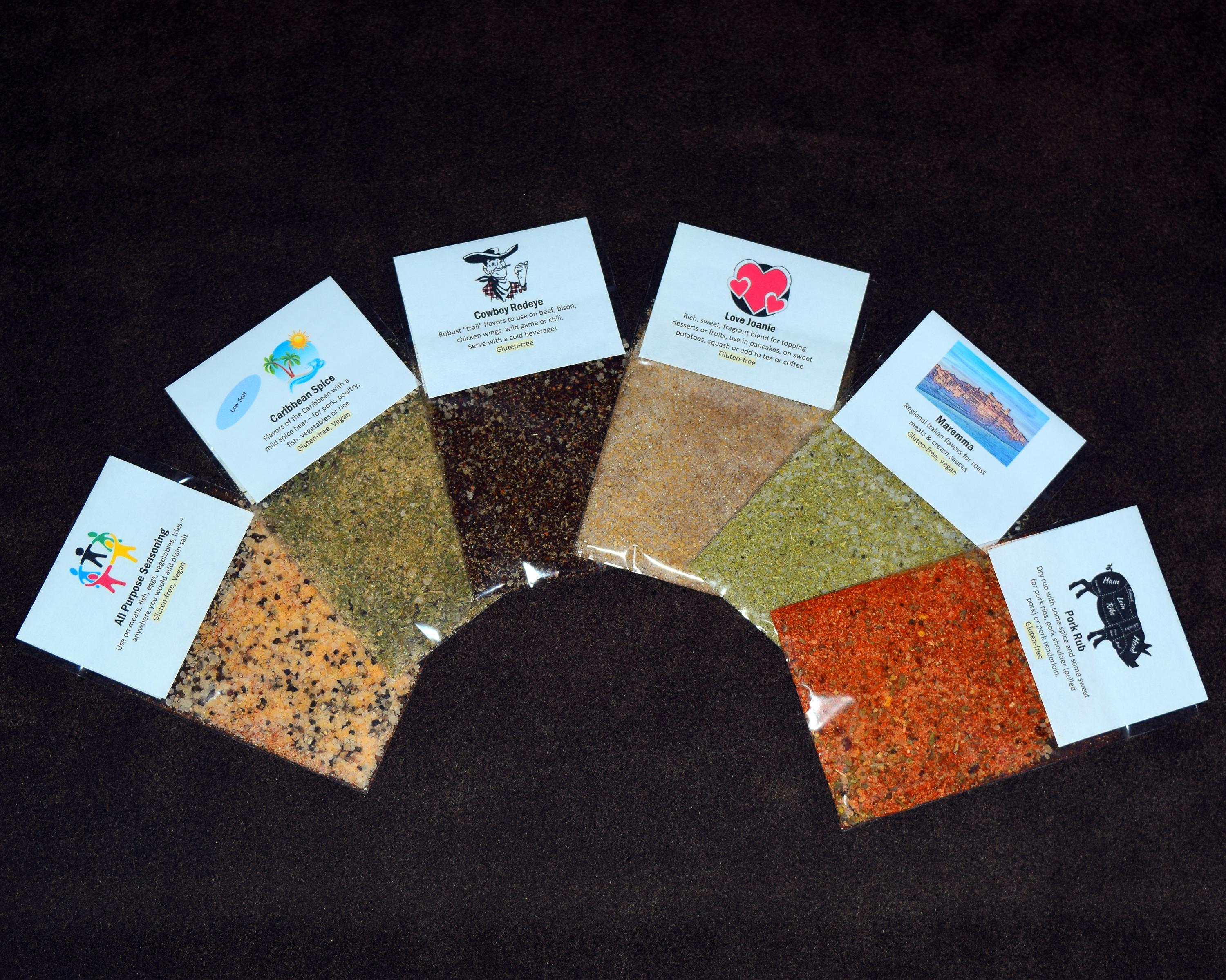 Seasoning Powder Sample Seasoninn Seasoning Blend Trial Collections, Herb and Spice Blend ...