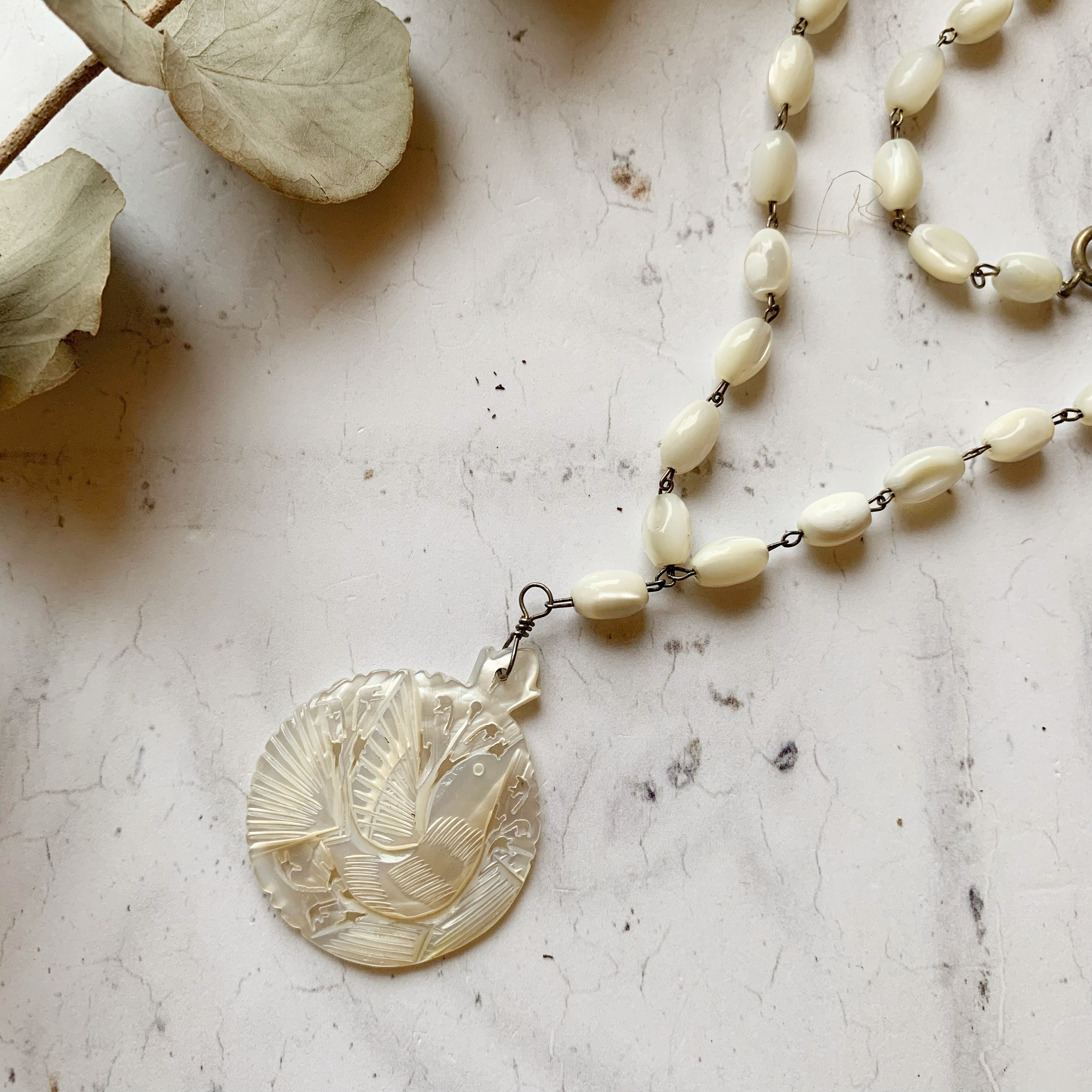 Mother of Pearl Shell Necklace – Mermaid and Me