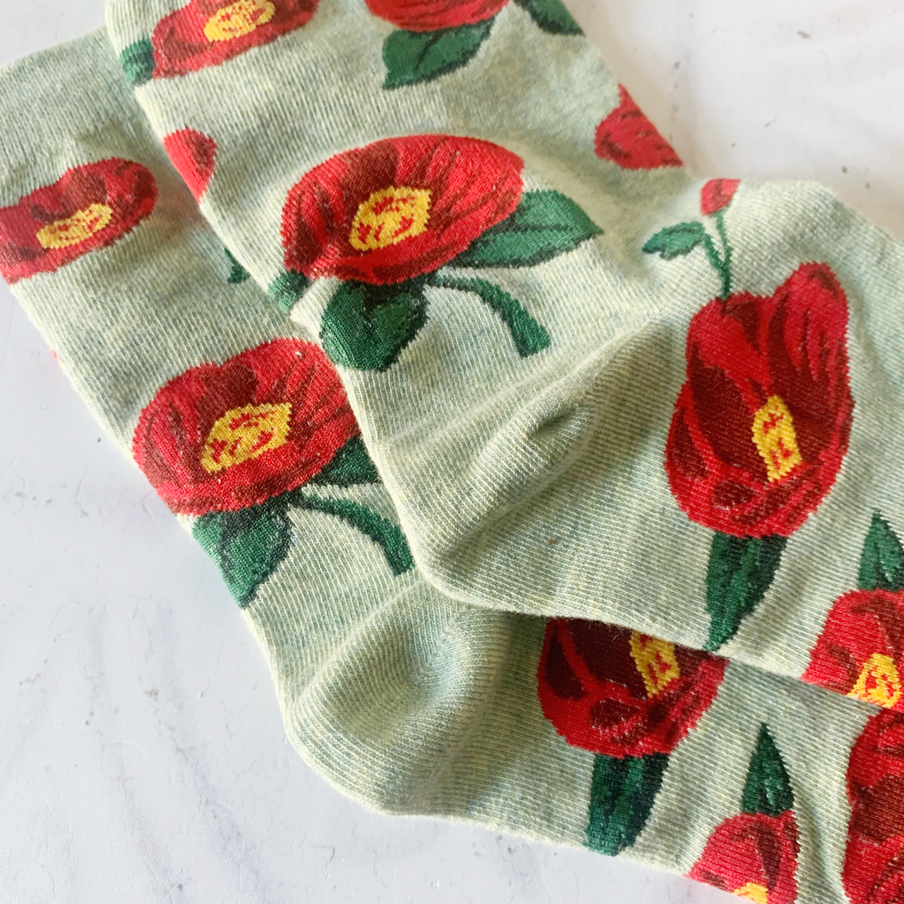 Poppy Socks Socks With Poppies Floral Ankle Socks Gift for Her Ankle Socks  Floral Flower Socks -  Canada