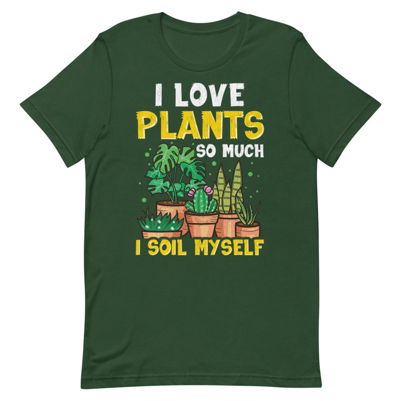 I Love Plants Unisex TShirt Funny shirt gardening shirt Etsy