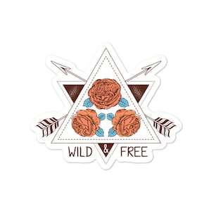 Adesivos inspiradores selvagens e gratuitos/Citações de inspiração/Artesanato/Scrapbooking/Vibrações positivas/Vida positiva/Natureza