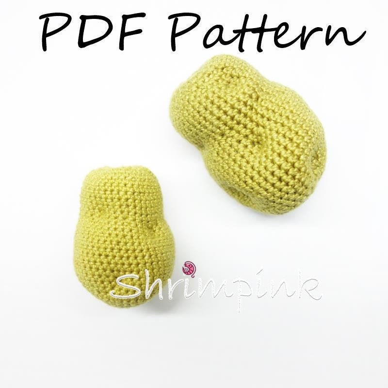 30 Potato Crochet Patterns: Spud Amigurumi, Desk Buddies, Play Food, and Clever Gag Gifts 16 Realistic Potato Crochet Pattern