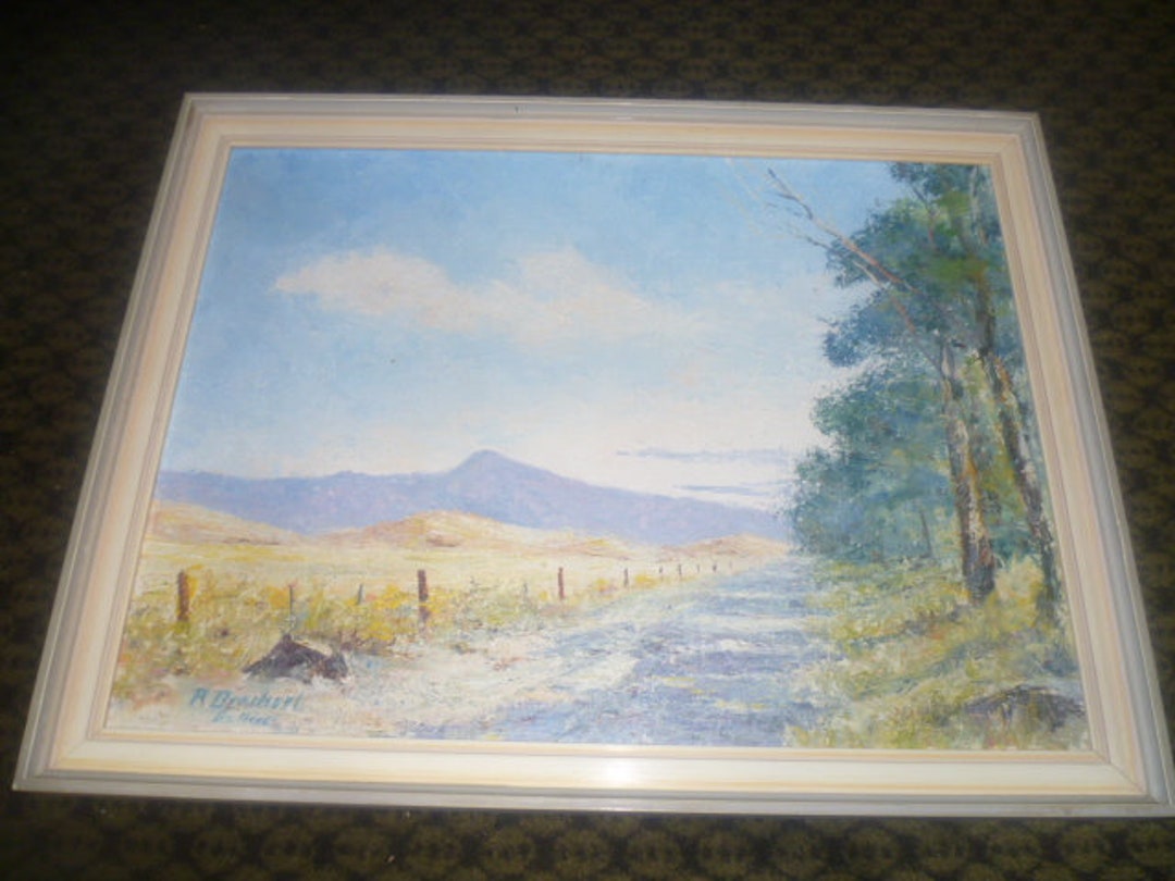 A.ドレクセル ak 画家 XX 風景画 サイン入り - Etsy 日本