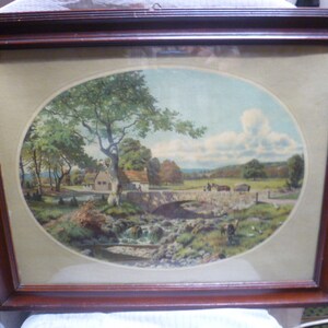 Kämmerer Robert 1870-1950 Lithograph signed in the plate, early work around 1920 oval in Art Nouveau frame, : 60 cm x 48 cm