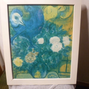 Marc Chagall 1887 -1985 around 1960 years graphic on the left in the picture signed in print. from my 2nd study of modernism