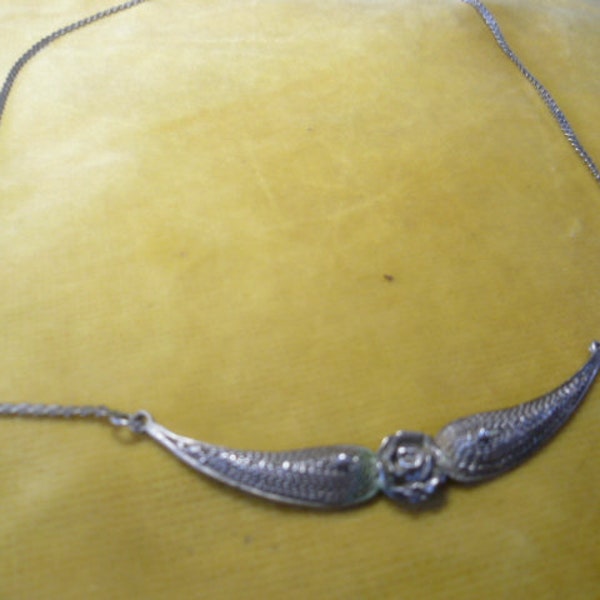Pendentif Ancien Theodor Fahrner - Argent 925, Marcassite Et Spinelle Bleu, Longueur 5.7cm, Allemagne