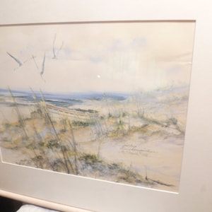 Eileen Shamoon Moore Lithograph No. 345 of 750 copies &quot;FERNANDINA BEACH&quot; Artist from the USA signed Edition is numbered!