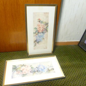 Impressionistische Paar Aquarelle auf Japanpapier akademische Malweise, signiert W. Lauenberg / Lauenburg 60 70 Jahre Bild 7