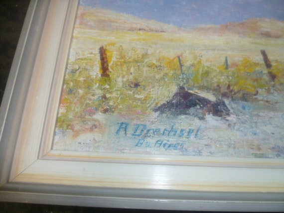 A.ドレクセル ak 画家 XX 風景画 サイン入り - Etsy 日本