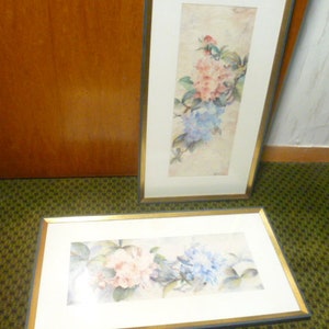 Impressionistische Paar Aquarelle auf Japanpapier akademische Malweise, signiert W. Lauenberg / Lauenburg 60 70 Jahre Bild 3
