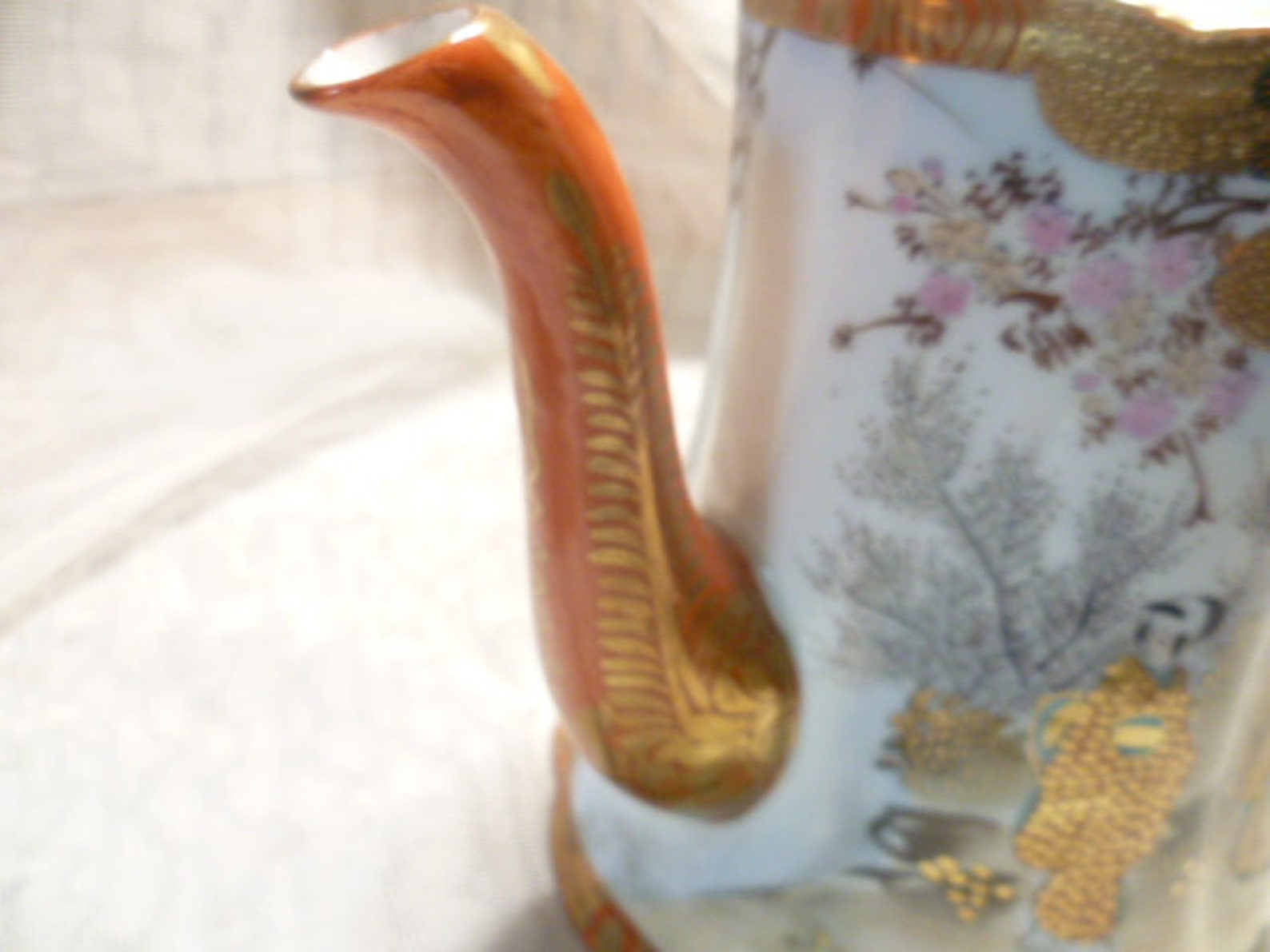 Chinesische handbemalte Teekanne Parkszenen im Inselstil 1880 | Etsy