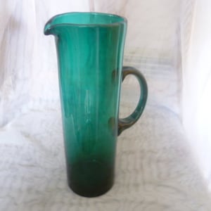 Bauhaus Industrial Design Modernist Wilhelm Wagenfeld 1900 Bremen 1960 Stuttgart Crystal Glass Jug Tourmaline