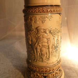 Trumpeter von Säckingen Jug 1531 &quot;God bless you..&quot; around 1900 Stand on a high base In the handle no. 1531