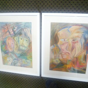 Harald Hahn USA 1920 - ? &quot; Face - Faces Group Style Cubism Influence Style Influence :Pablo Picasso 1881-1973