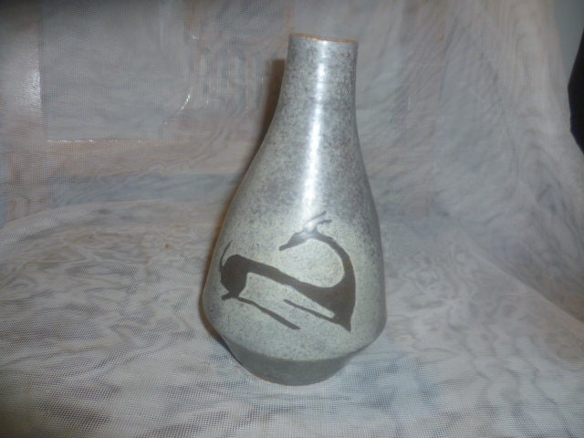 Ruscha - Ceramic Gazelle 1960-70 Glaze in Seagull Egg Colors