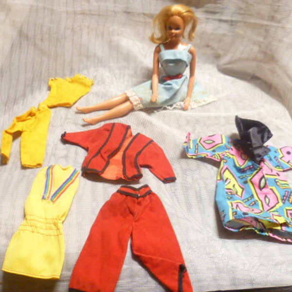 Vintage Barbie Living rare hair color in fashion & clothing sets Mattel 1966 Malaysia
