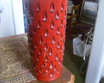 Aldo Londi 1911-2003 Bitossi Teardrop Vase Mid Century Modern marked A.L lived from 1911 to 2003 worked with Fratelli Francuellacci