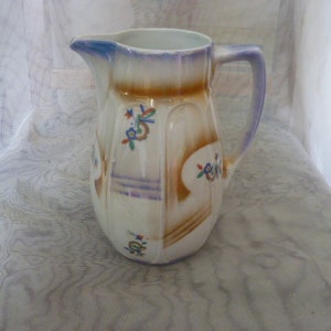 Bauhaus Art Deco spray decor cocoa pot porcelain 1915-25 from the showcase