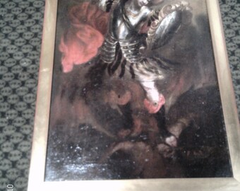 "San Jorge como cazador de dragones" alrededor de 1760 ambiente según Simon von Taisen !!!