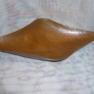 Albert Gustav Bunge 1863-1967 copper kidney table shape bowl decor hammered art deco 1930!!!