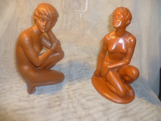 Goebel 2-Act Bathing Figurine by Gerhard Skrobek 1960 Form No. FN 73 + 215 from the showcase