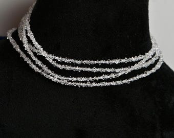 Gröna Herkimer diamantkvarts nuggets pärlor Herkimer diamant råpärlor Herkimer diamant grov oslipade pärlor Herkimer diamant ädelstenspärlor