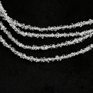 Grüne Herkimer Diamant Quarz Perlen Herkimer Diamant Rohstein Perlen Herkimer Diamant Rohedelstein Perlen