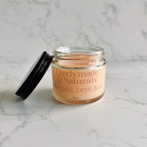 Brightening Facial Balm – Vitamin C Glow Moisturizer for Dry or Dull Skin | Sensitive Skin Safe, Organic & Non-Toxic