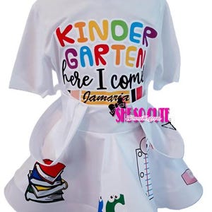 Picture Day Outfit, Back To School Set, Skirt Set, Back To School Personalized Set, School Girl Outfit, Back To School Clothing
