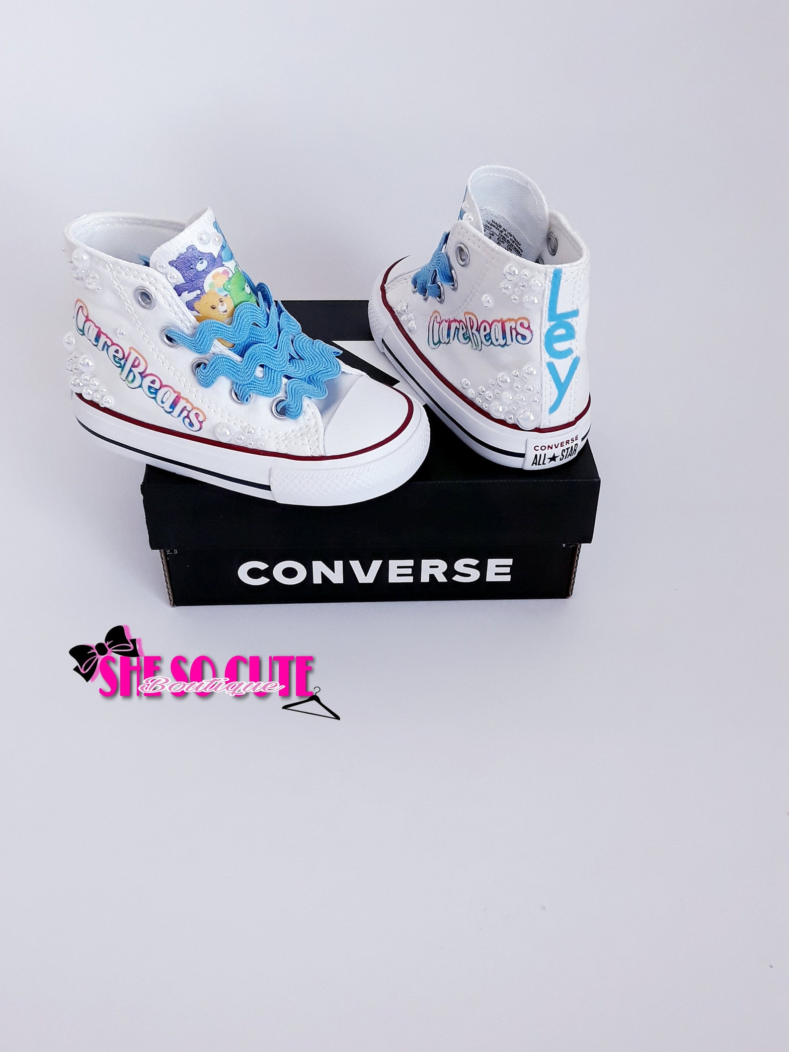Custom Bear Converse Kids Custom Shoes Bear Theme Birthday | Etsy