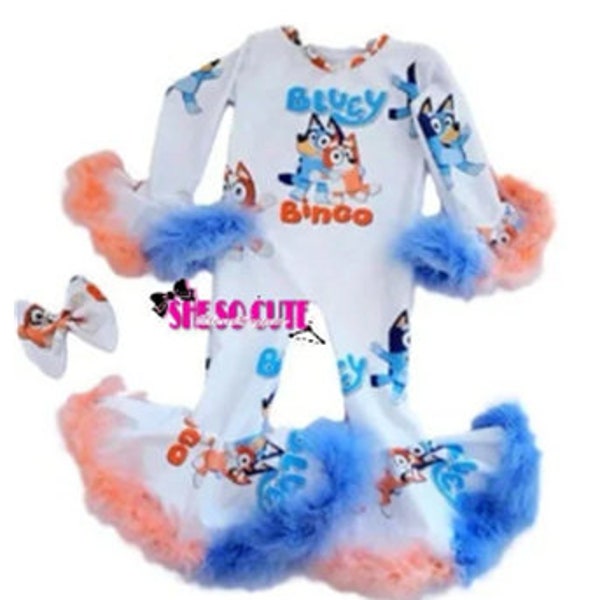 Bluey Fur Outfit Set