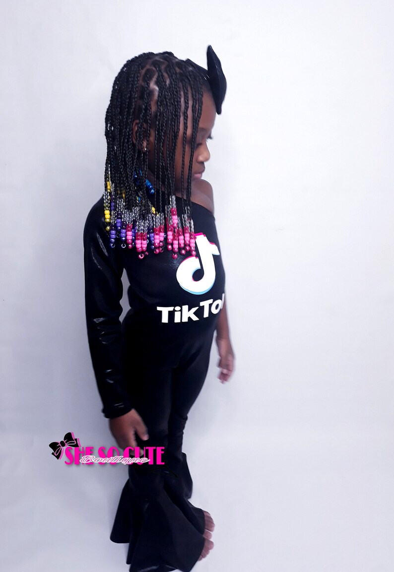 Tik Tok Jumpsuit Tik Tok Birthday Girl Bell Bottom Tik Tok Etsy New