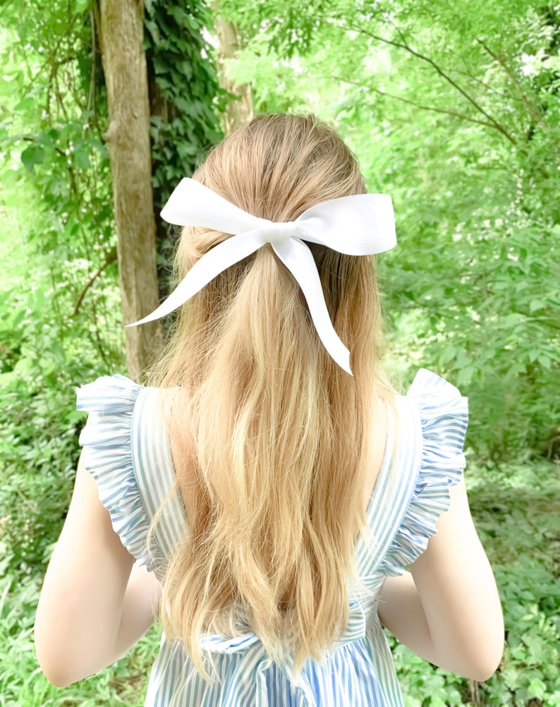 Large Satin Hair Ribbon / Hair Ribbon for Women Hair Bow for Etsy