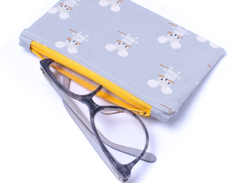 mouse zipper pouch zippered bag makeup bag mouse zipper bag zippered pouch quirky zipper pouch gifts for animal lovers