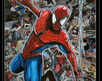 The Spectacular Spider-Man / Watercolor painting