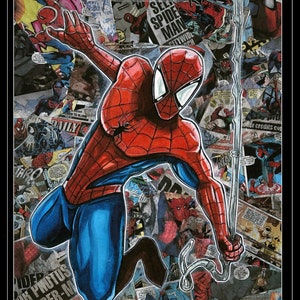 The Spectacular Spider-Man / Watercolor painting