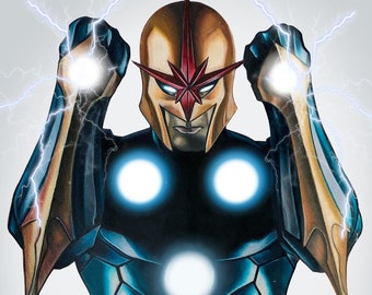 Nova- Prismacolor Drawing PRINT