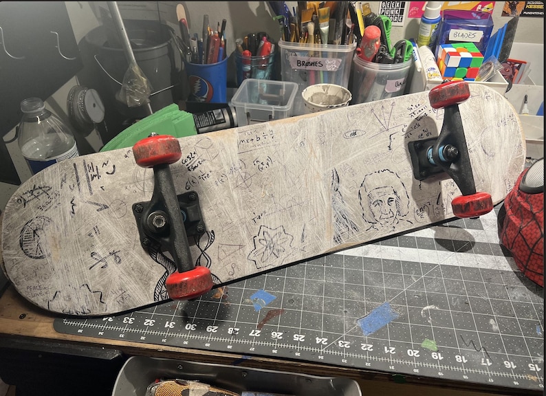 TASM Peter Parker Skateboard - Cosplay Replica Prop image 1