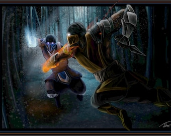 Mortal Kombat- Sub Zero vs Scorpion
