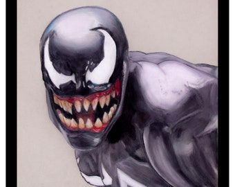 Venom Colored Pencil PRINT